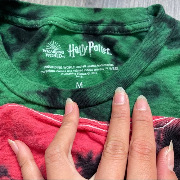 Harry Potter Wizarding World: Tie-Dye Tees Bundle- Red, Green, Blue - Picture 5 of 9